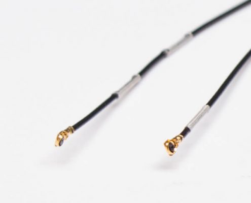 射頻同軸電纜線(xiàn)材RF0.81黑色雙頭接IPEX五代+鍍銀線(xiàn)扣