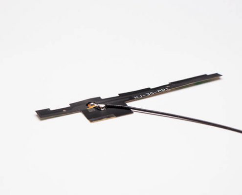 內(nèi)置fpc天線軟板2.4G焊RF 1.13黑色線接IPEX連接器