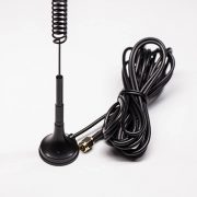 4g吸盤(pán)天線黑色全頻段外置天線RG174sma公頭